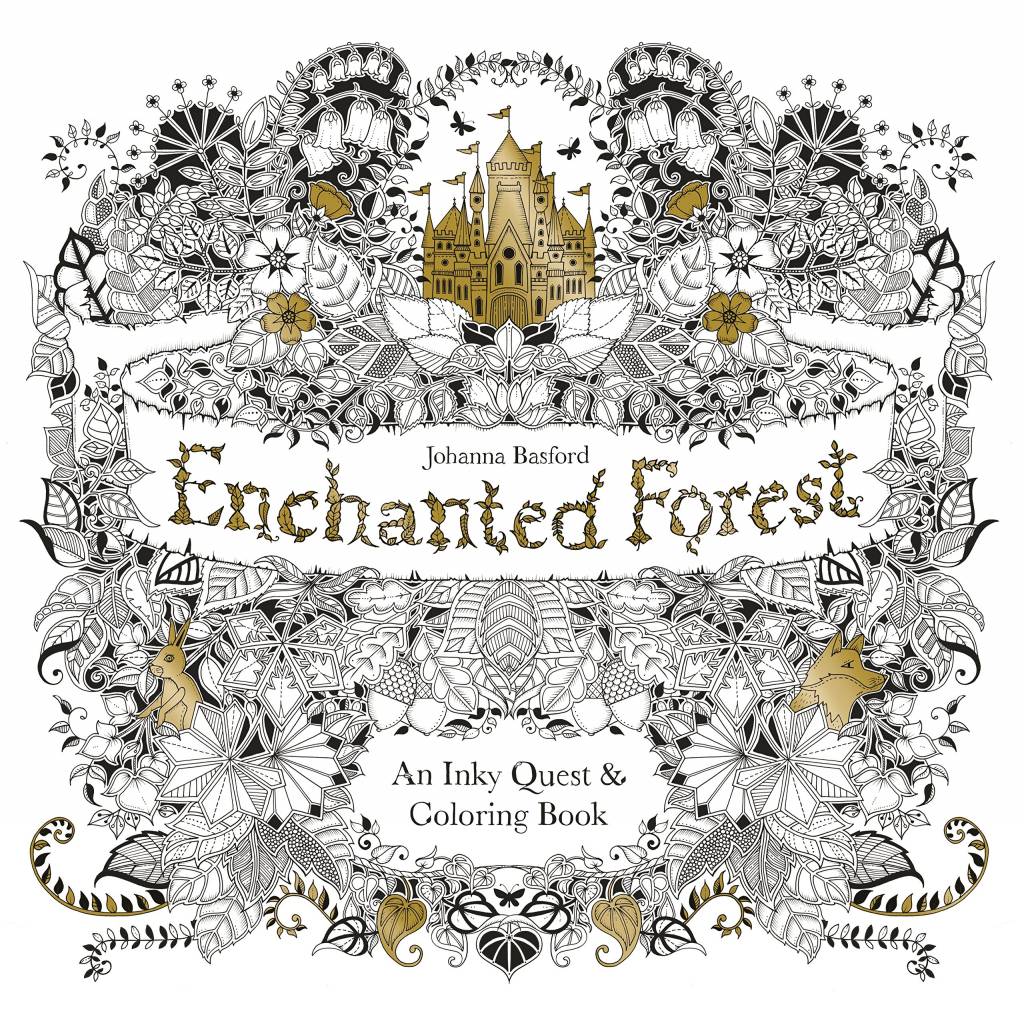 ENCHANTED FOREST COLORING BOOK PB BASFORD