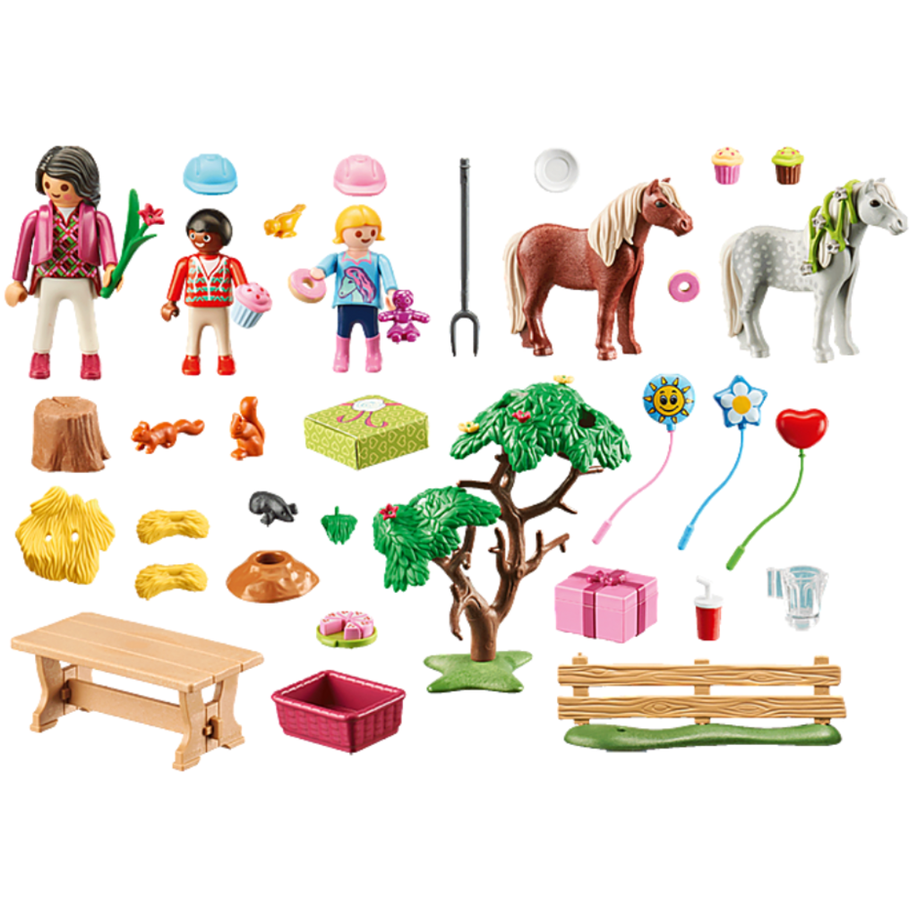 PLAYMOBIL PONY FARM BIRTHDAY PARTY