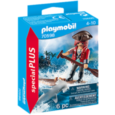 PLAYMOBIL PIRATE WITH RAFT