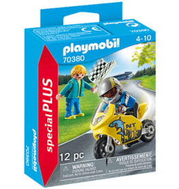 PLAYMOBIL BOYS WITH MOTORCYCLE*