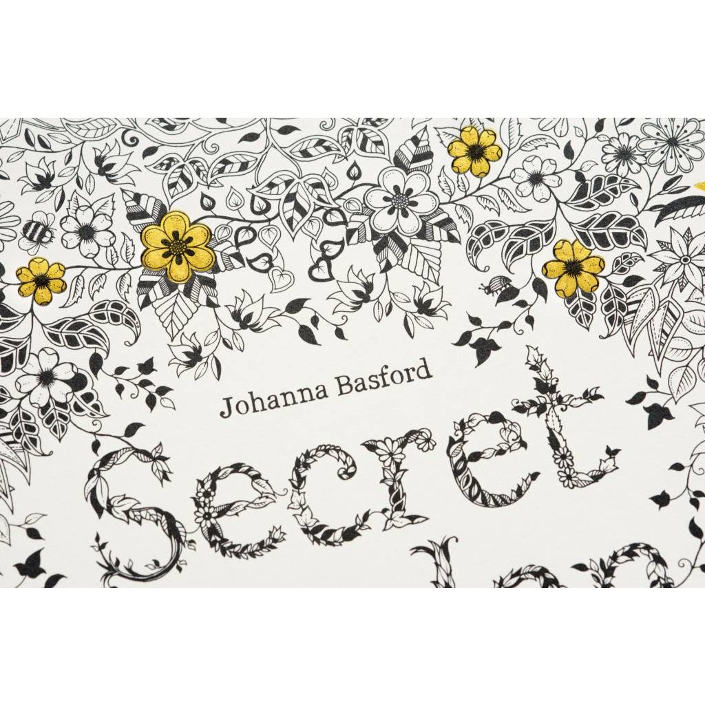 CHRONICLE PUBLISHING SECRET GARDEN COLORING BOOK PB BASFORD