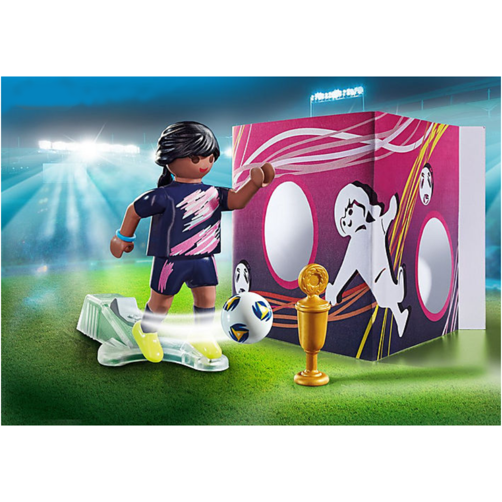 PLAYMOBIL SOCCER PLAYER WITH GOAL