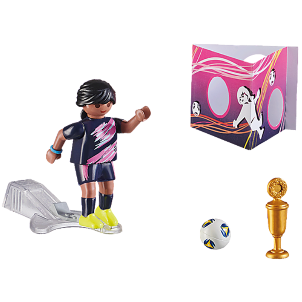 PLAYMOBIL SOCCER PLAYER WITH GOAL
