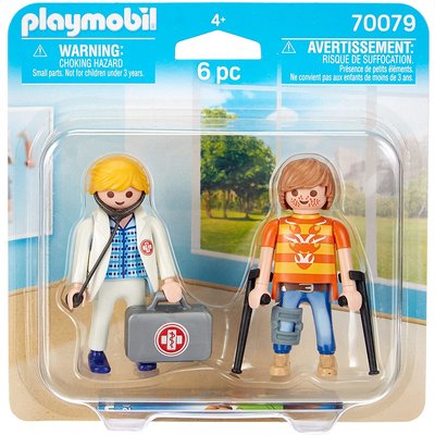 PLAYMOBIL DUOPACK DOCTOR AND PATIENT
