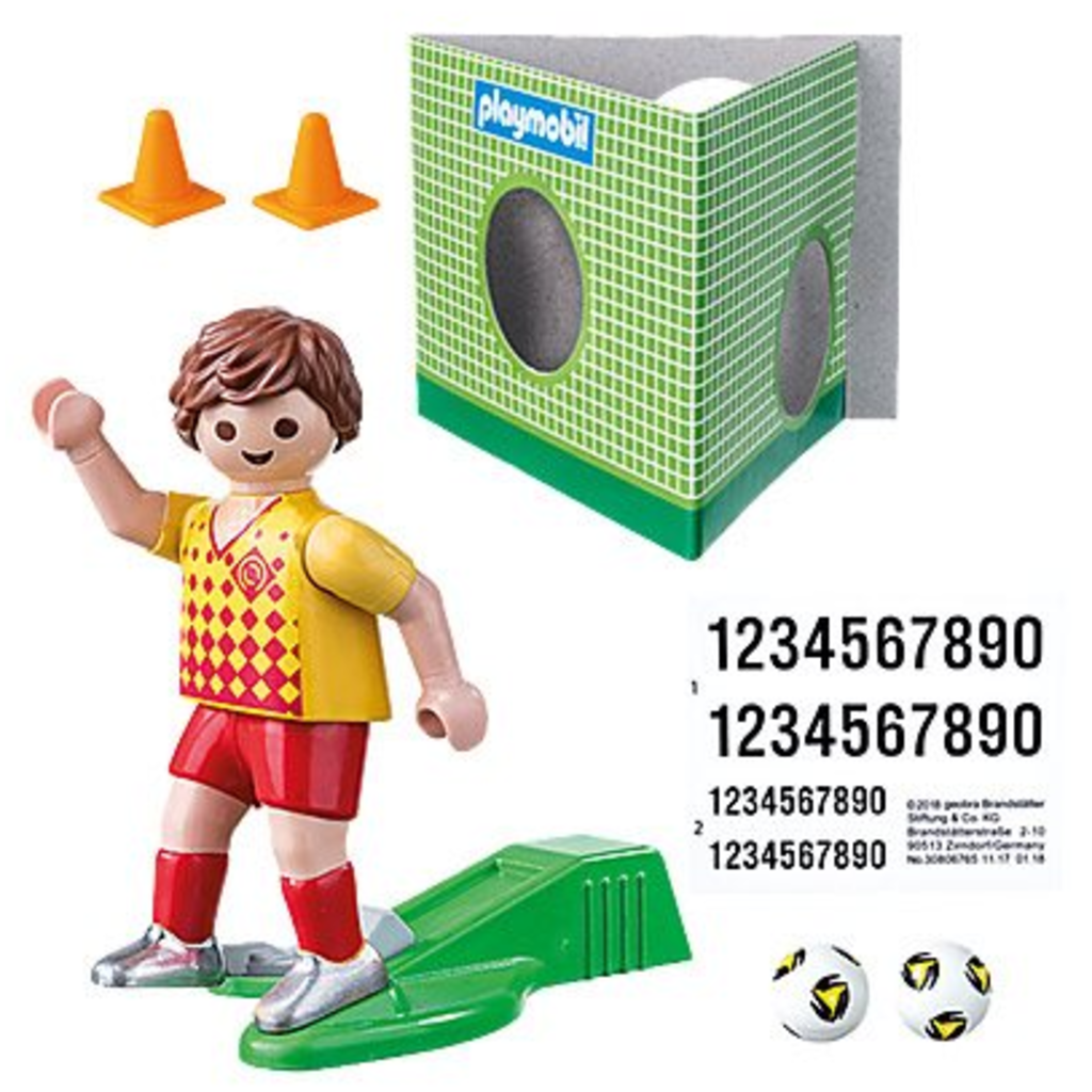 SOCCER PLAYER WITH GOAL - THE TOY STORE