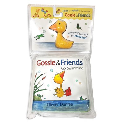 GOSSIE & FRIENDS GO SWIMMING BATH BOOK BB DUNREA