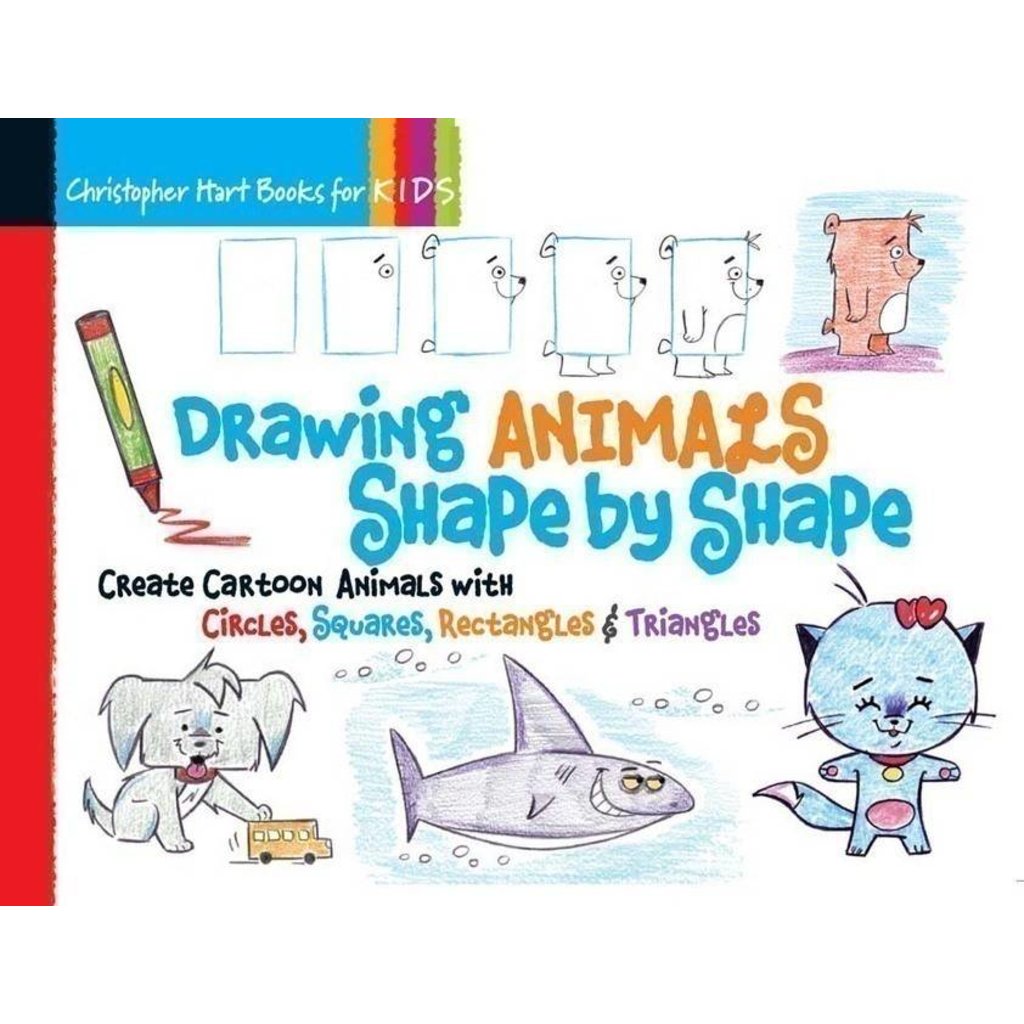 STERLING PUBLISHING DRAWING ANIMALS BY SHAPE