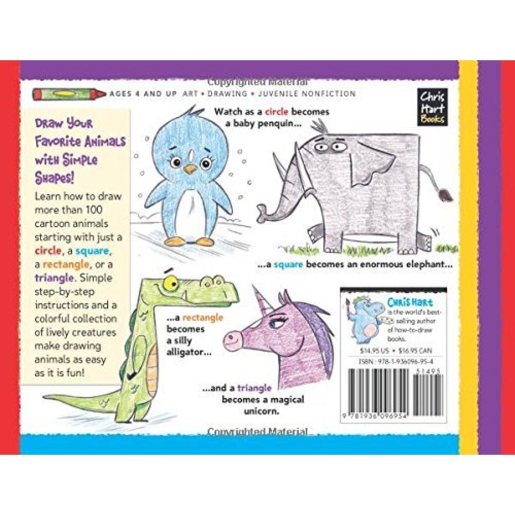 STERLING PUBLISHING DRAWING ANIMALS BY SHAPE