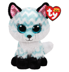 TY ATLAS AQUA FOX BEANIE BOO