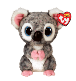 TY KARLI GREY SPOTTED KOALA BEANIE BOO