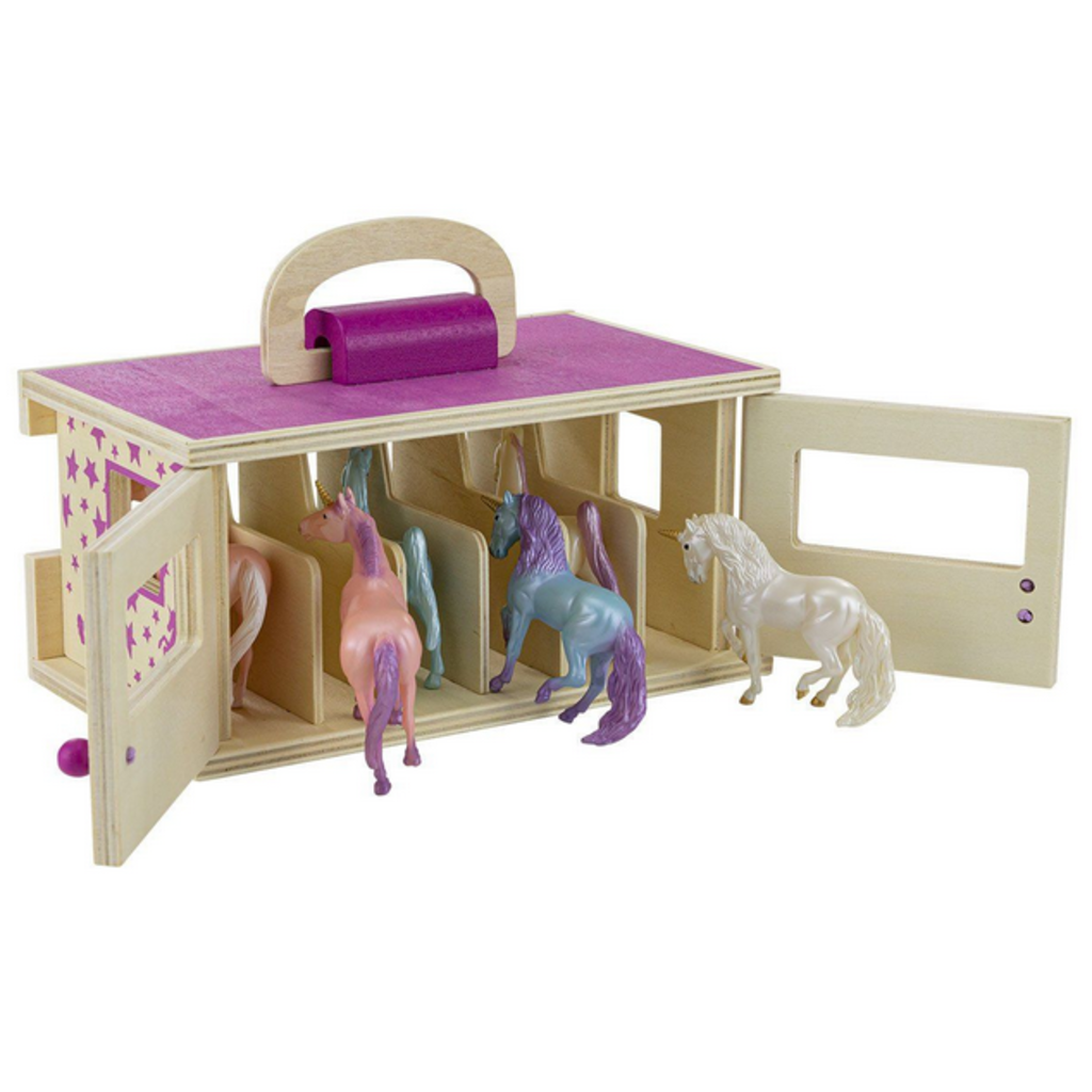 BREYER UNICORN MAGIC WOODEN  STABLE PLAYSET