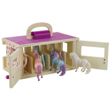 BREYER UNICORN MAGIC WOOD CARRY STABLE