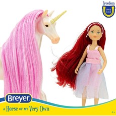 BREYER MAGICAL UNICORN & FANTASY RIDER