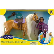BREYER QUARTER HORSE & WESTERN RIDER