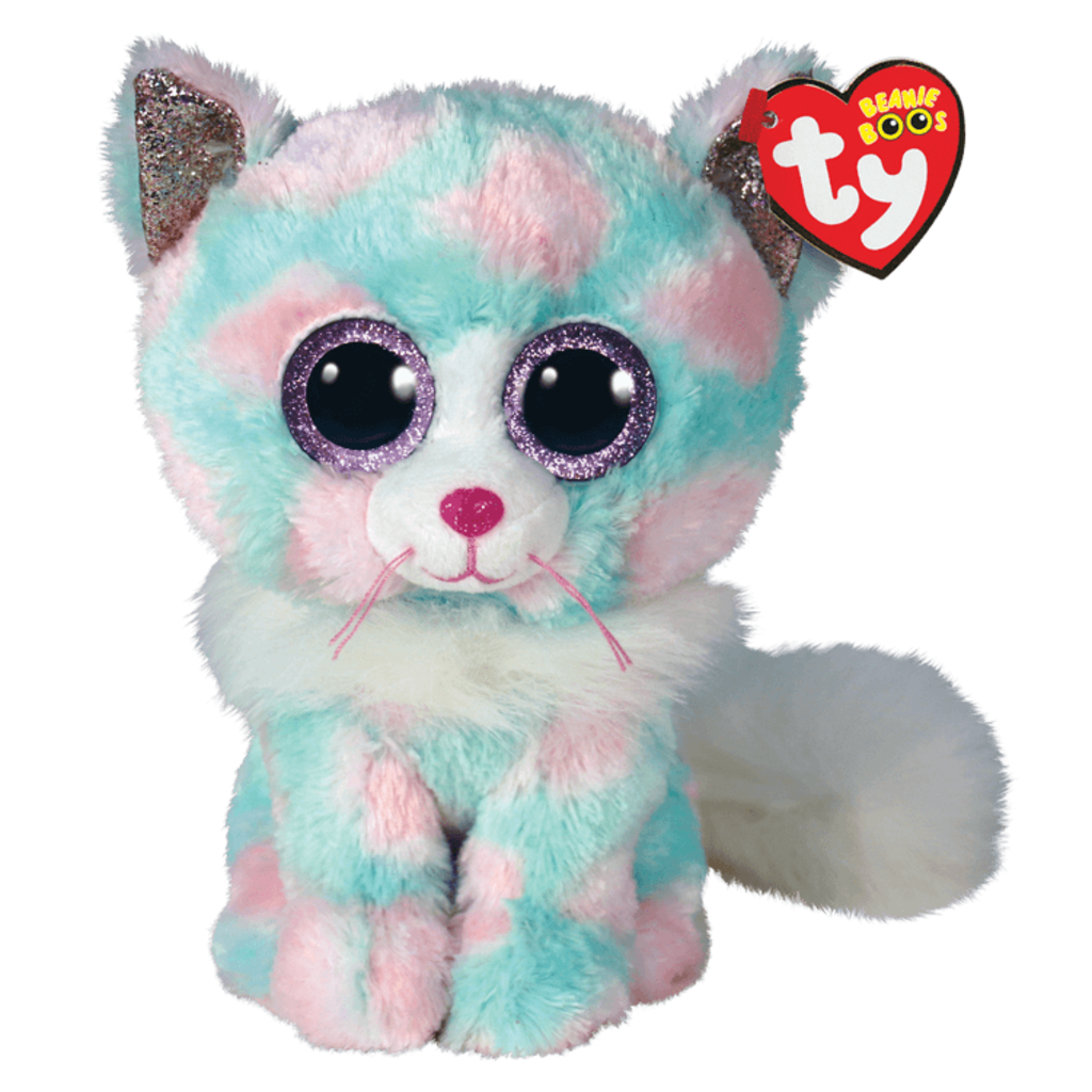 TY OPAL PASTEL CAT BEANIE BOO