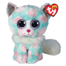 TY OPAL PASTEL CAT BEANIE BOO