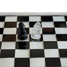 WOOD EXPRESSIONS GLASS CHESS SET