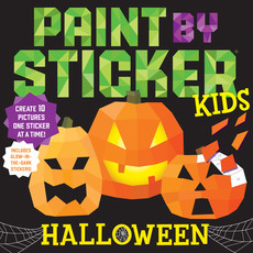 WORKMAN PUBLISHING PAINT BY STICKER HOLIDAY HALLOWEEN