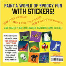 WORKMAN PUBLISHING PAINT BY STICKER HOLIDAY HALLOWEEN