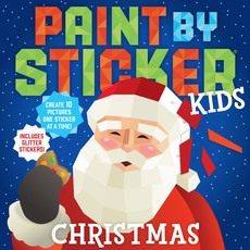WORKMAN PUBLISHING PAINT BY STICKER HOLIDAY CHRISTMAS