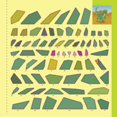 WORKMAN PUBLISHING PAINT BY STICKER KIDS DINOSAURS