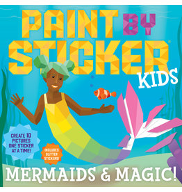 WORKMAN PUBLISHING PAINT BY STICKER KIDS MERMAIDS