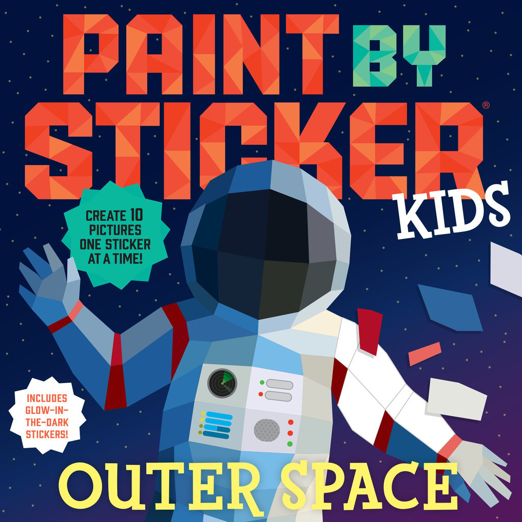 WORKMAN PUBLISHING PAINT BY STICKER KIDS OUTER SPACE