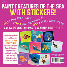 WORKMAN PUBLISHING PAINT BY STICKER KIDS UNDER THE SEA