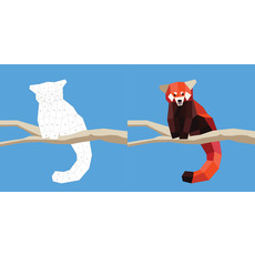 WORKMAN PUBLISHING PAINT BY STICKER KIDS ZOO ANIMALS