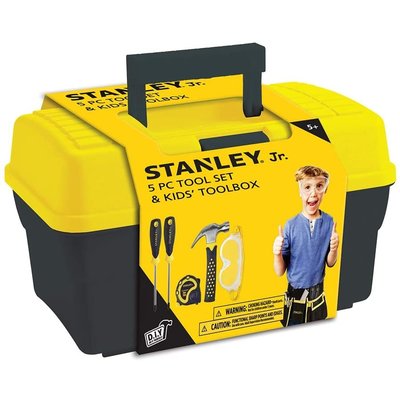STANLEY 5 PIECE TOOLSET & TOOLBOX