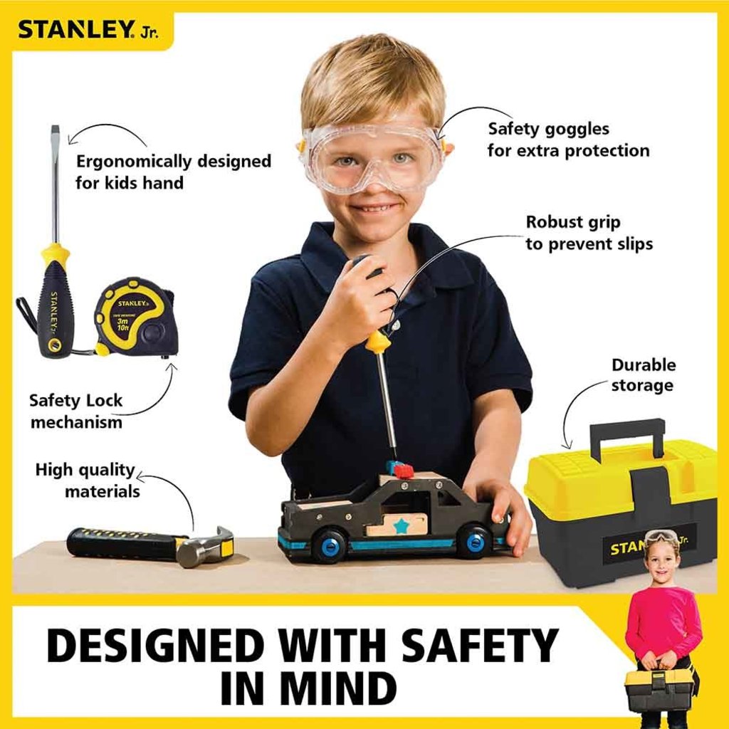 STANLEY 5 PIECE TOOLSET & TOOLBOX