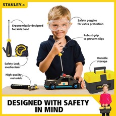 STANLEY 5 PIECE TOOLSET & TOOLBOX