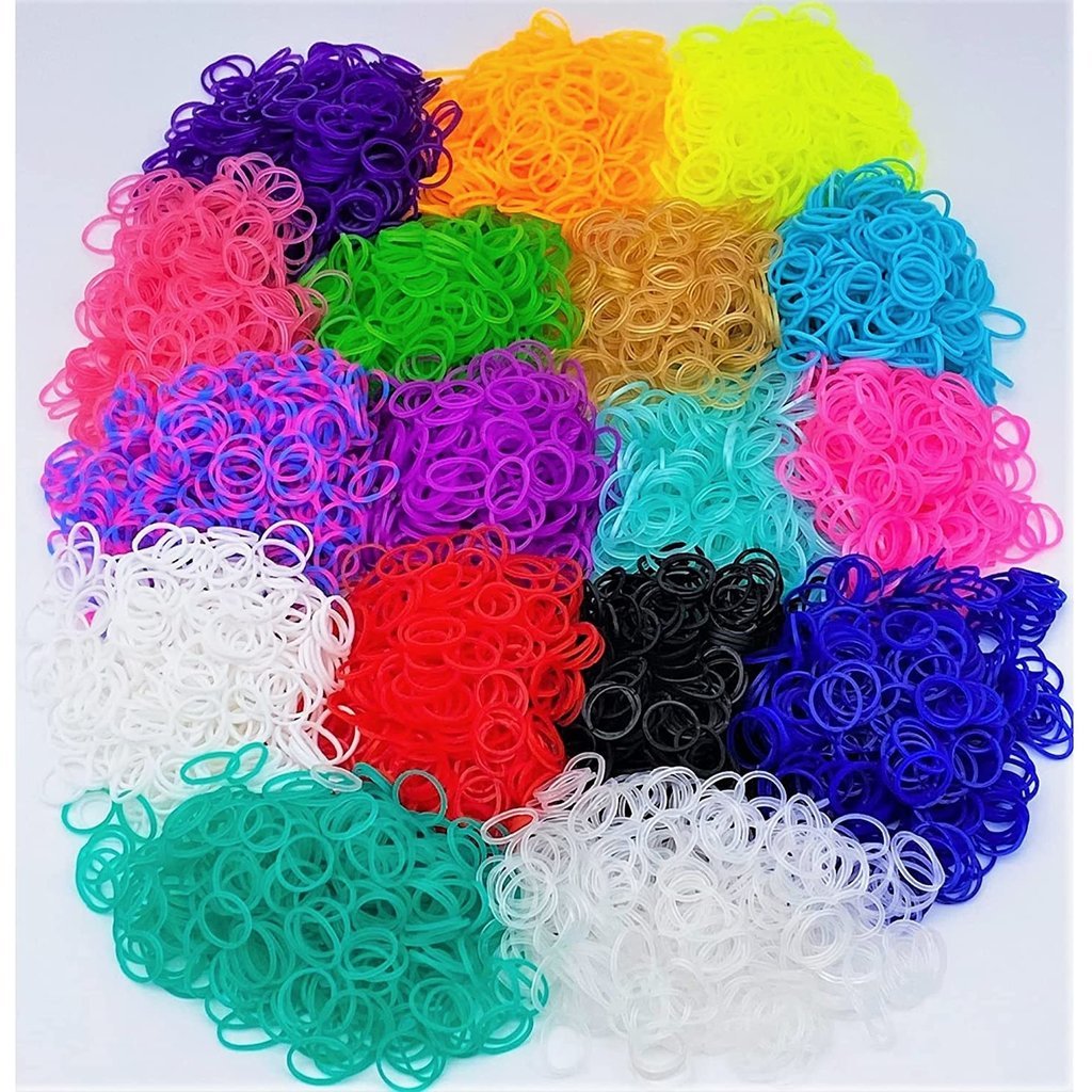 Rainbow Loom Mega Combo Set 7000 Rubber Bands 21 Colors for sale online