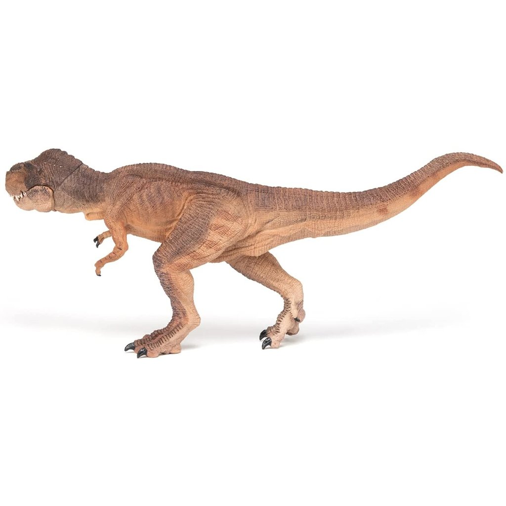 thumbnail image 2 of Papo Brown Running T-Rex Dinosaur Figure - Hand-Painted Realistic Toy For Kids 3+ 2 of 14