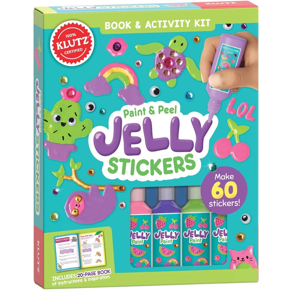 6 Colors Jelly Paint Window Cling Sticker Set with 3 Washable Markers – TBC  the Best Crafts
