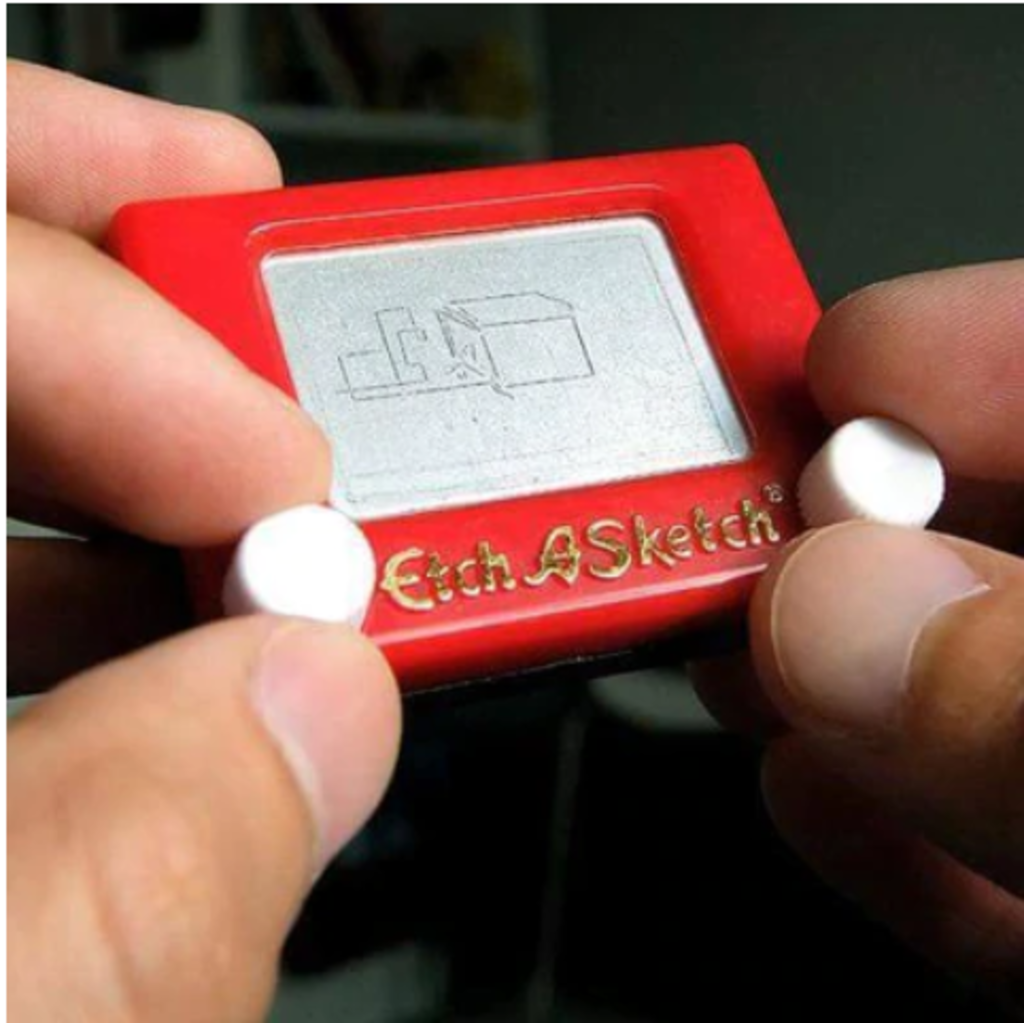 WORLDS SMALLEST ETCH A SKETCH