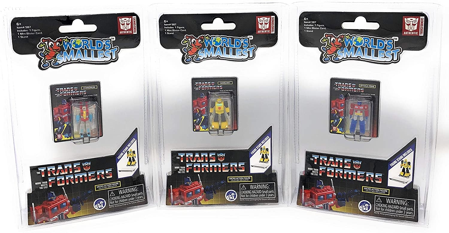 WORLDS SMALLEST TRANSFORMERS MICRO ACTION FIGURE - THE TOY STORE
