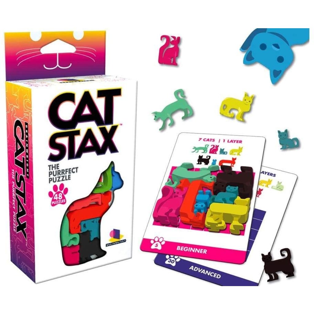 CEACO/ BRAINWRIGHT/ GAMEWRIGHT CAT STAX PURRFECT PUZZLE