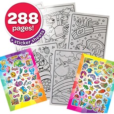 CRAYOLA CRAYOLA EPIC BOOK OF AWESOME 288 PAGE COLORING BOOK WITH STICKERS