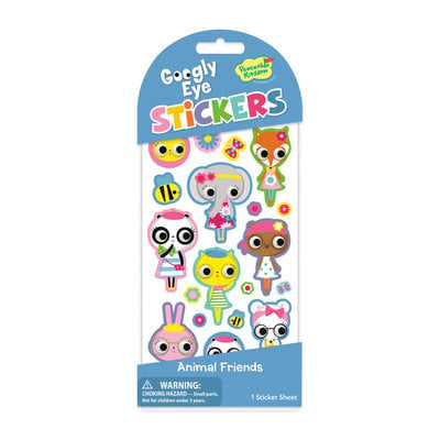 PEACEABLE KINGDOM GOOGLY EYE STICKERS