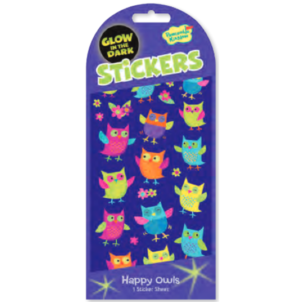 PEACEABLE KINGDOM GLOW IN THE DARK STICKERS