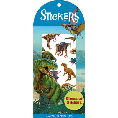 PEACEABLE KINGDOM DINOSAUR STICKERS