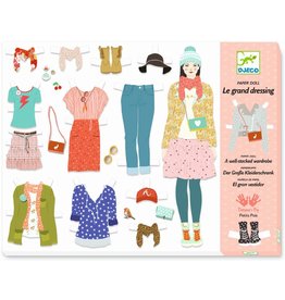 DJECO LE GRAND DRESSING ROOM PAPER DOLLS