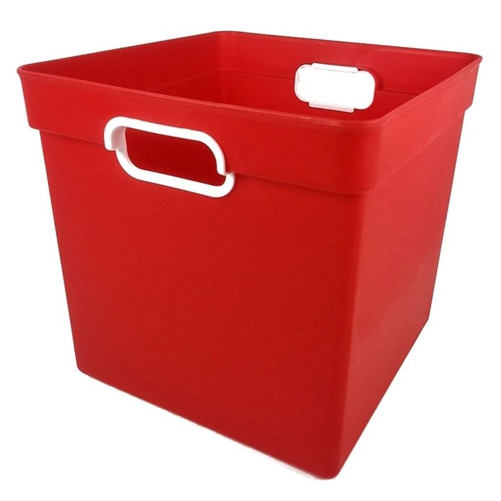 CUBE BIN WITH BUILDING LID - THE TOY STORE