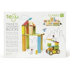 TEGU MAGNETIC WOOD BLOCKS 42 PIECE SET