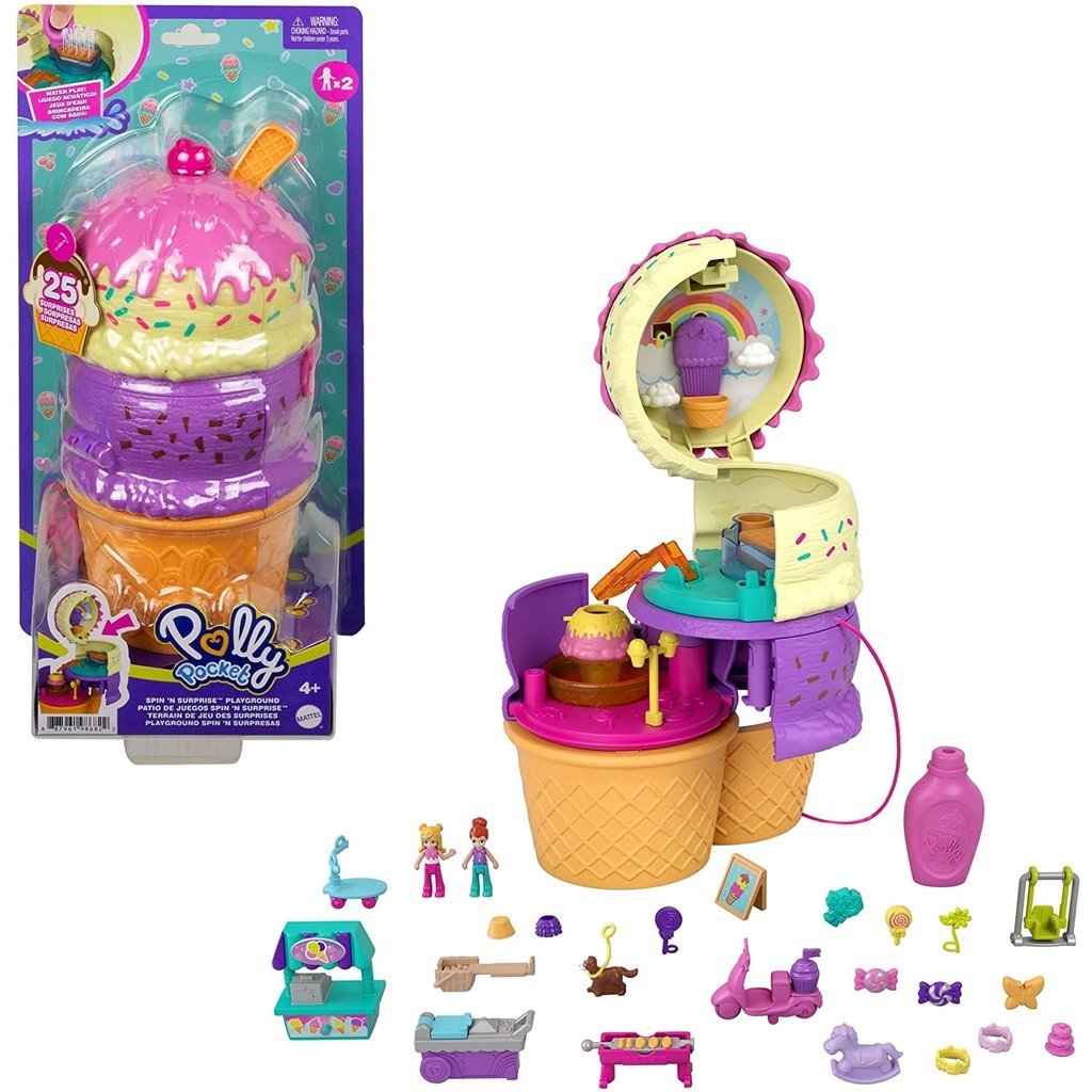 Tranen trolleybus Traditie POLLY POCKET SPIN N SURPRISE PLAYGROUND - THE TOY STORE
