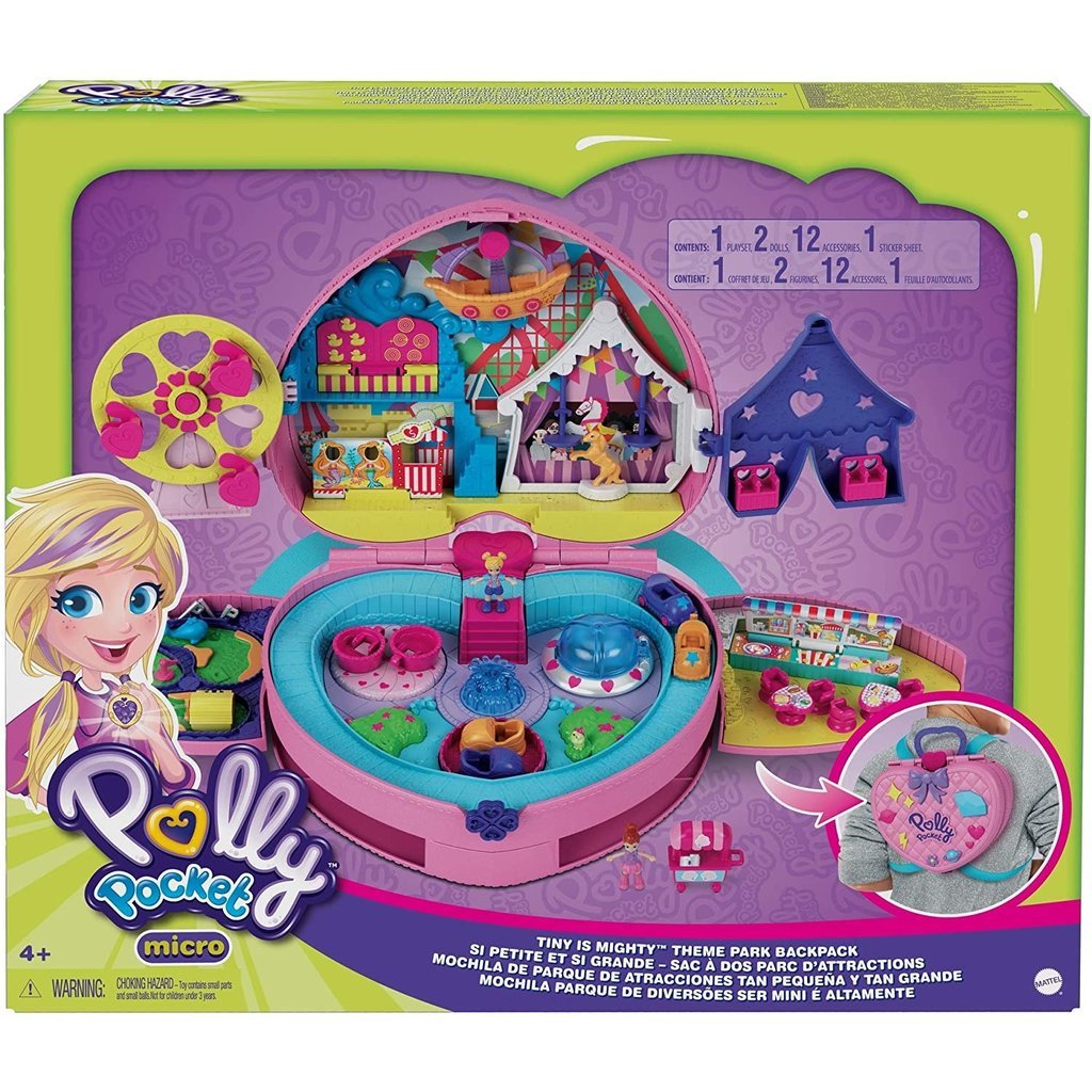 POLLY POCKET THEME PARK BACKPACK - THE TOY STORE