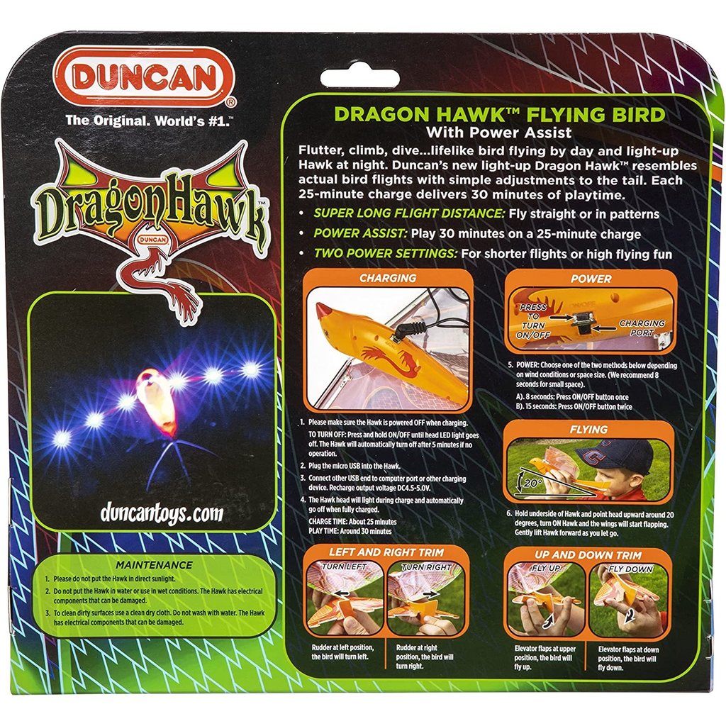 DUNCAN TOYS DRAGONHAWK FLYING BIRD*