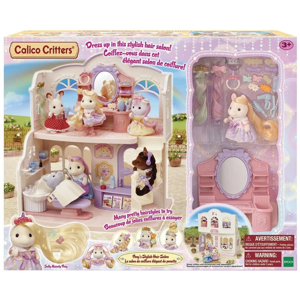 CALICO CRITTERS PONY'S STYLISH HAIR SALON - THE TOY STORE