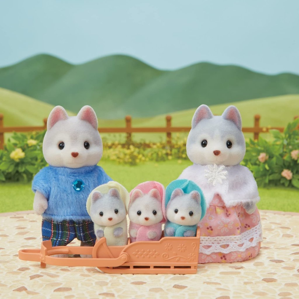 CALICO CRITTERS HUSKY FAMILY CALICO CRITTERS